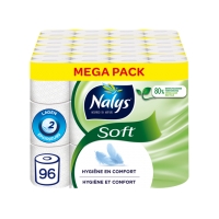 96 Rollen Nalys Soft Wit Toiletpapier | 2-Laags