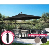 SEVVA® XXL Zweefparasol 3 Meter - Inclusief GRATIS Hoes t.w.v. €19,95! ...