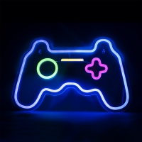 Blazing Neon Wandlamp - Neon Wandlamp - Playstation Controller Neon Wandlamp - Inclusief 2 ophanghaa..