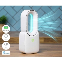Oplaadbare Bladeless Ventilator - Overal Makkelijk Neer Te Zetten! ...