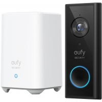 Eufy slimme deurbel Video Doorbell 2K + HomeBase 2 Zwart